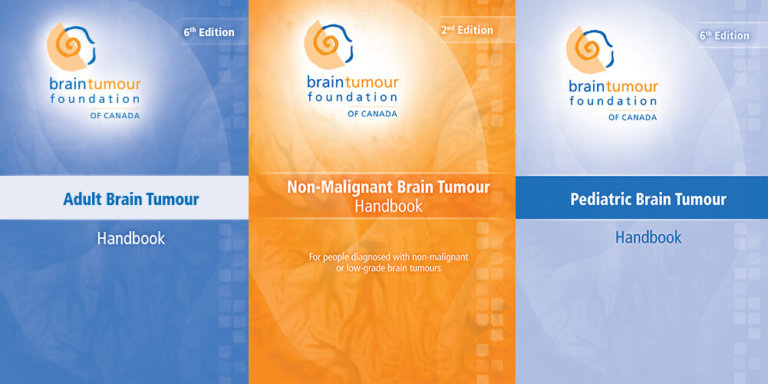 Brain Tumour Handbooks Featured Image