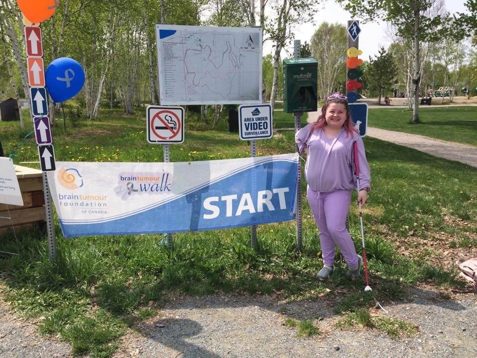 Alicia at the Brain Tumour Walk 2019