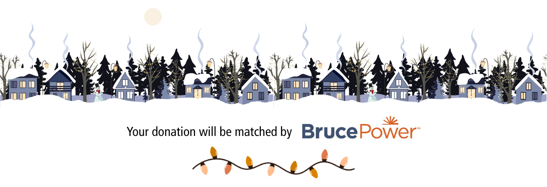 Your donation will be matched by BrucePower